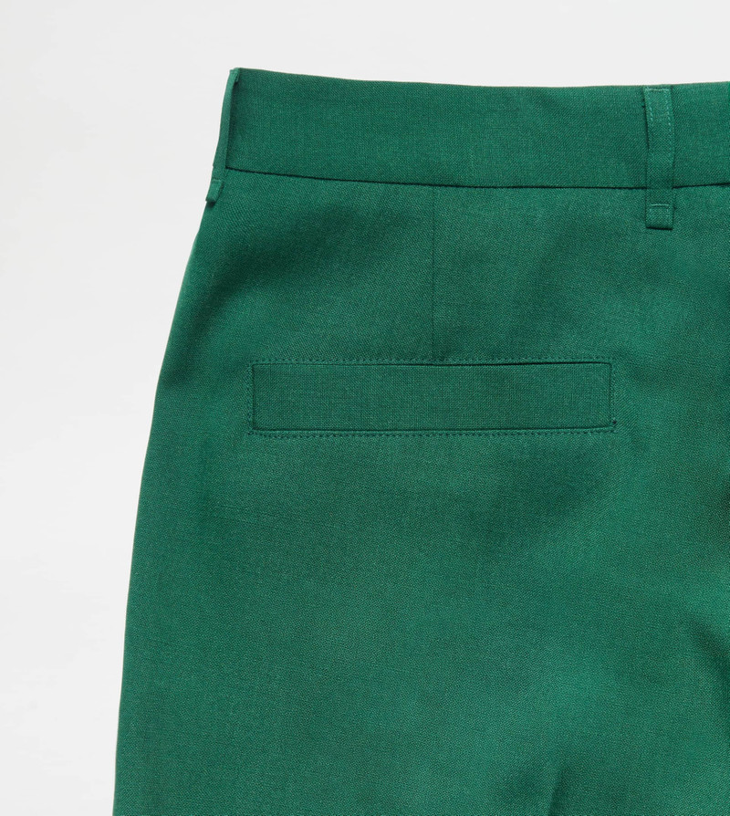 Tod's CLASSIC TROUSERS - GREEN outlook