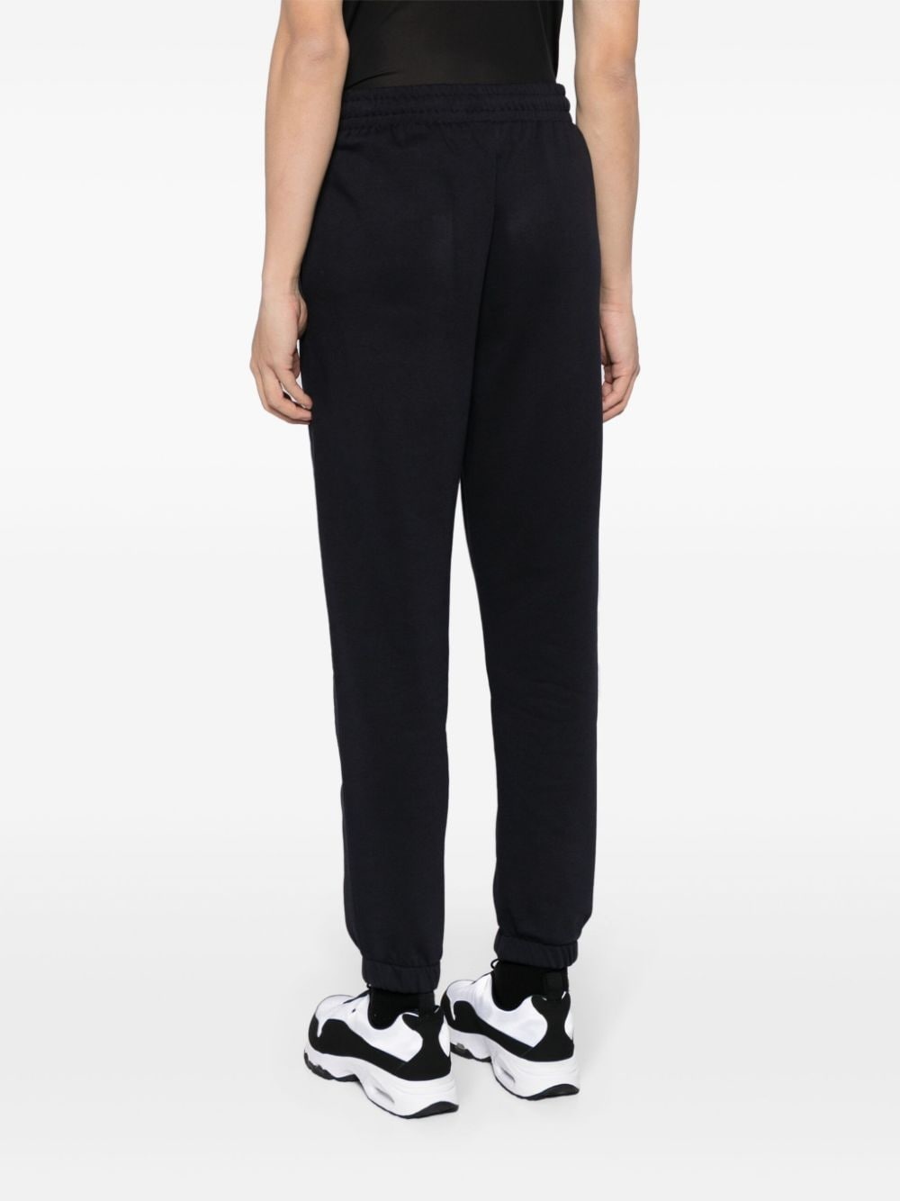 logo-appliquÃ© cotton blend track pants - 4