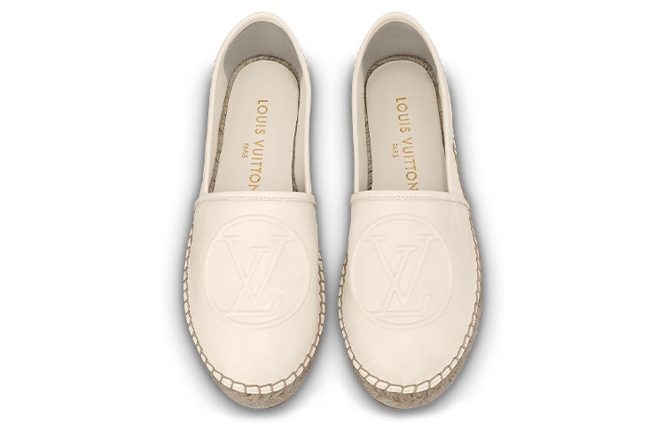 (WMNS) LOUIS VUITTON Starboard Flat Espadrille Shoes 'Beige with Logo' 1ABVM6 - 3