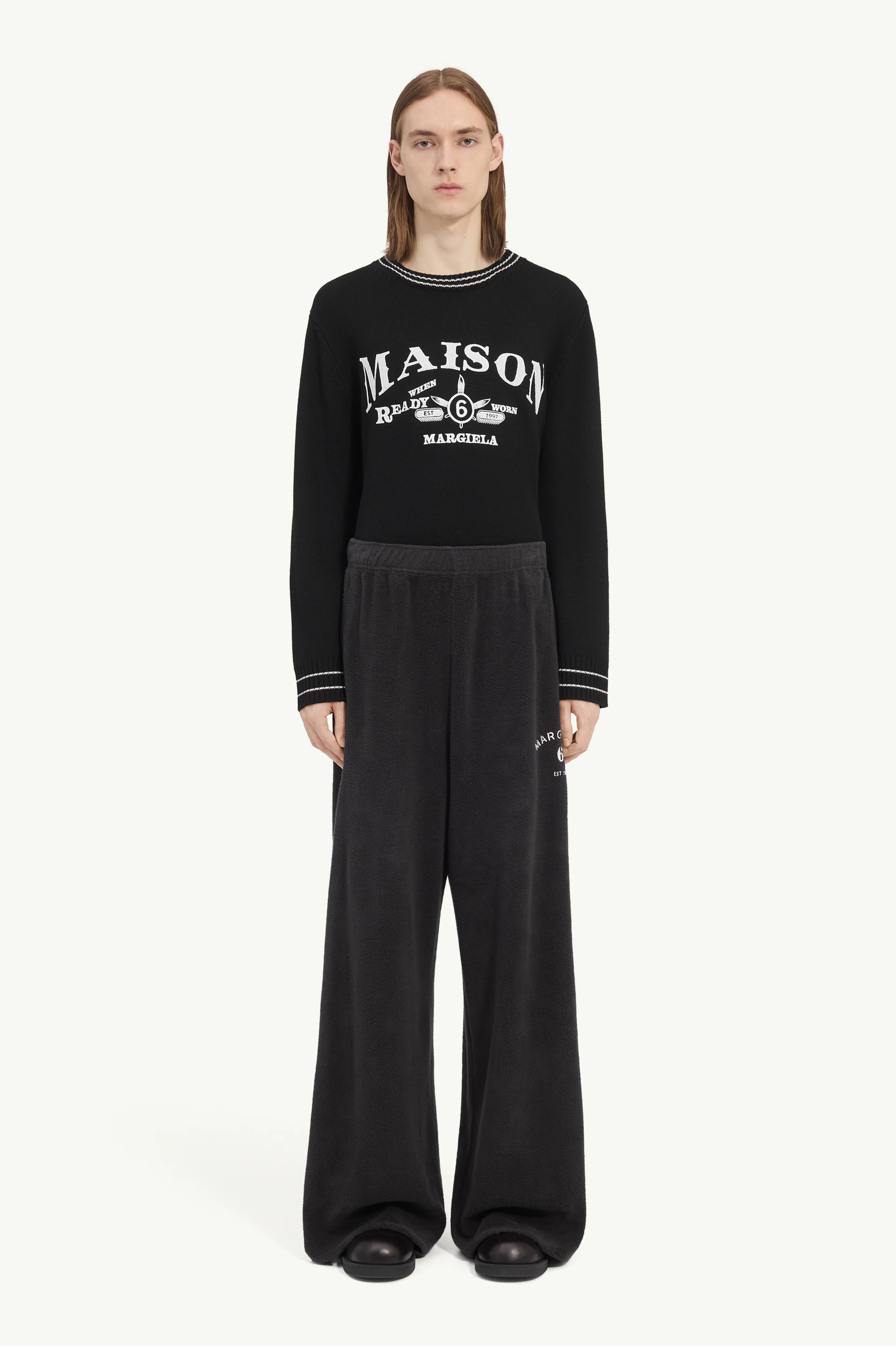 Brushed fleece cotton sweatpant - 1