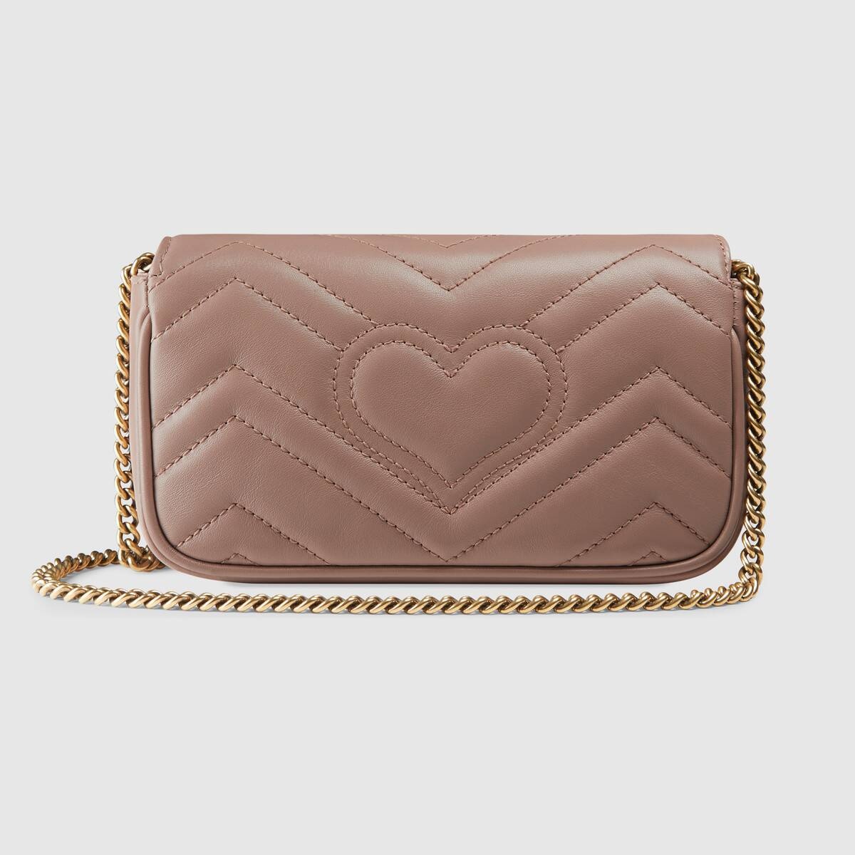 GG Marmont matelassé leather super mini bag - 3