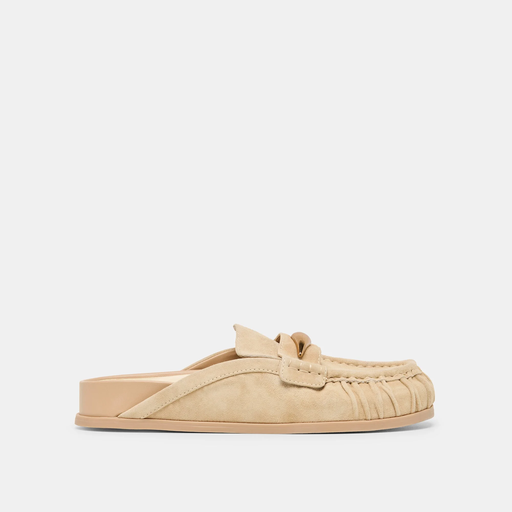 JODERO FLATS ALMOND SUEDE - 1
