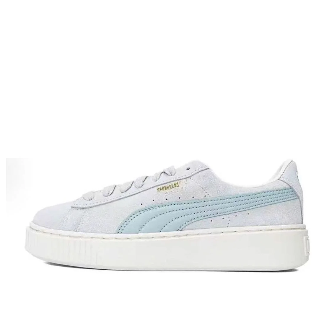 (WMNS) PUMA Suede Platform Core 'Grey Blue' 363559-14 - 1