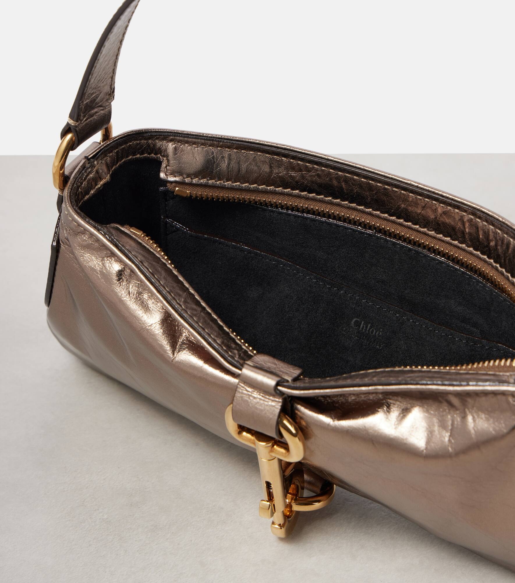 Kerala 25 Small metallic leather shoulder bag - 3