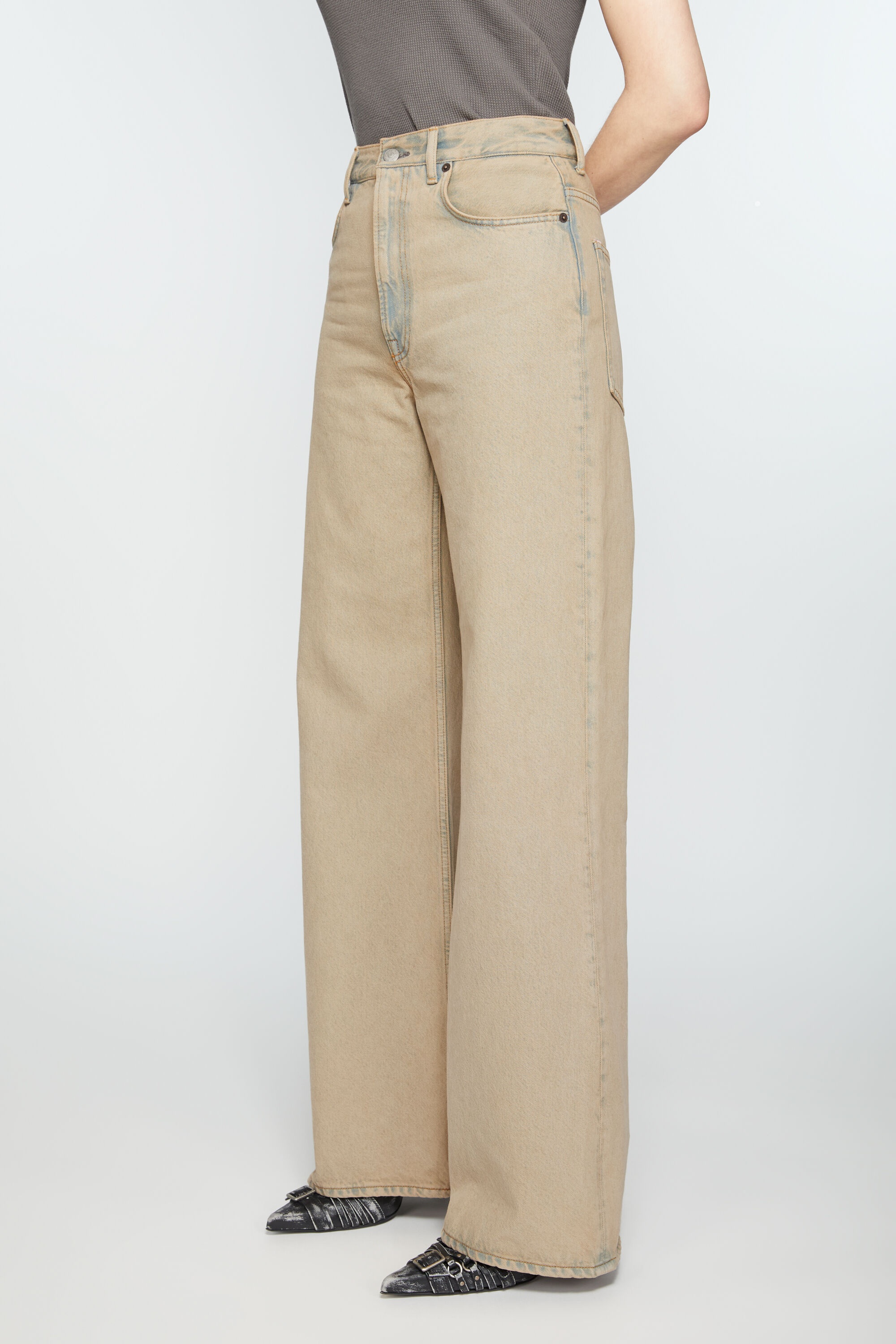 Relaxed fit jeans - 2022 - Light Sand - 3