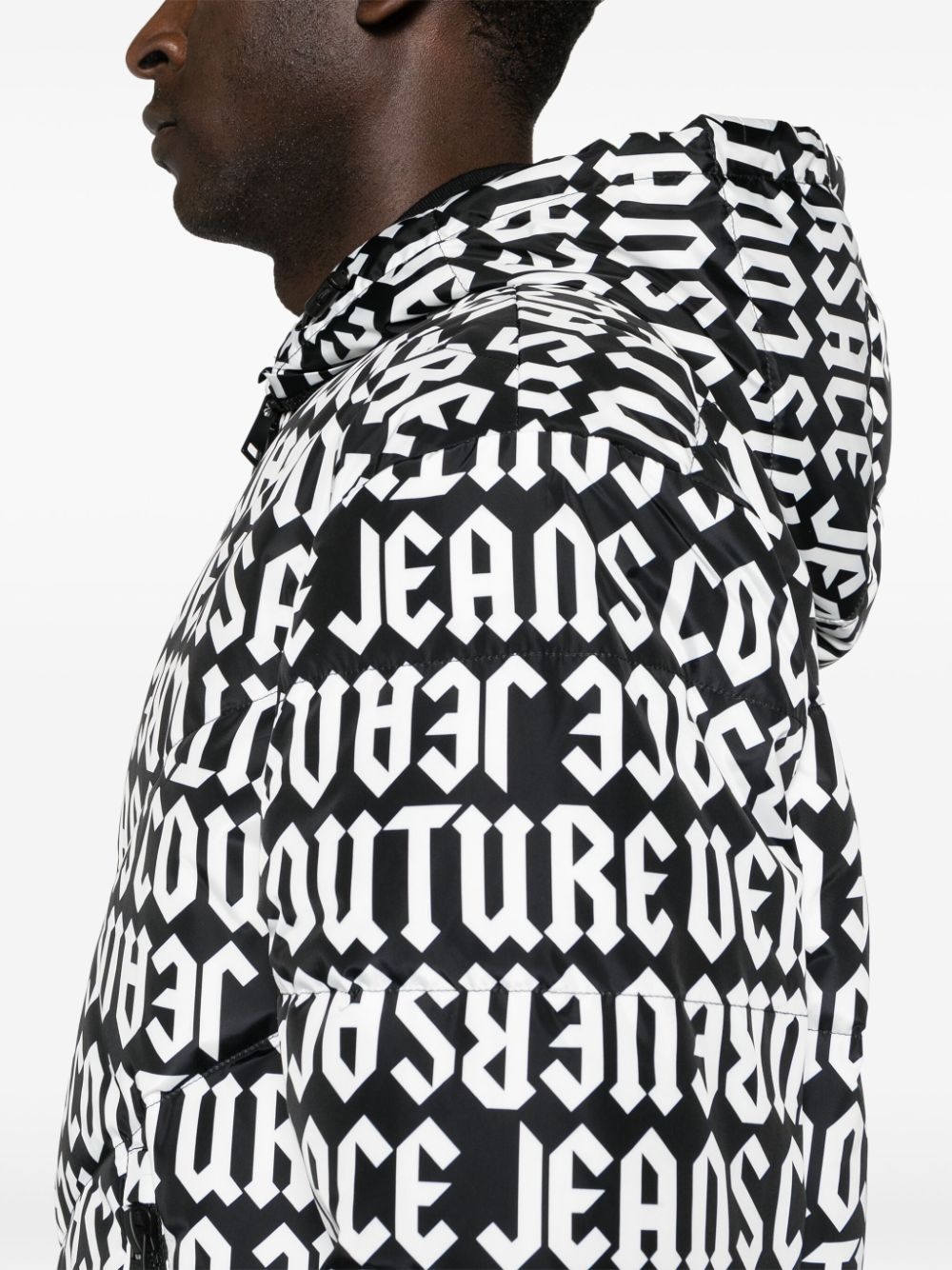 reversible hooded puffer jacket - 5