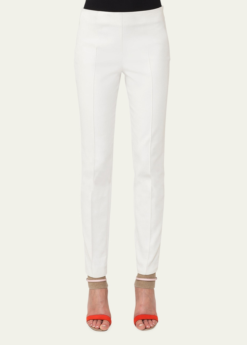 AKRIS Melissa Skinny Pants, Ivory outlook