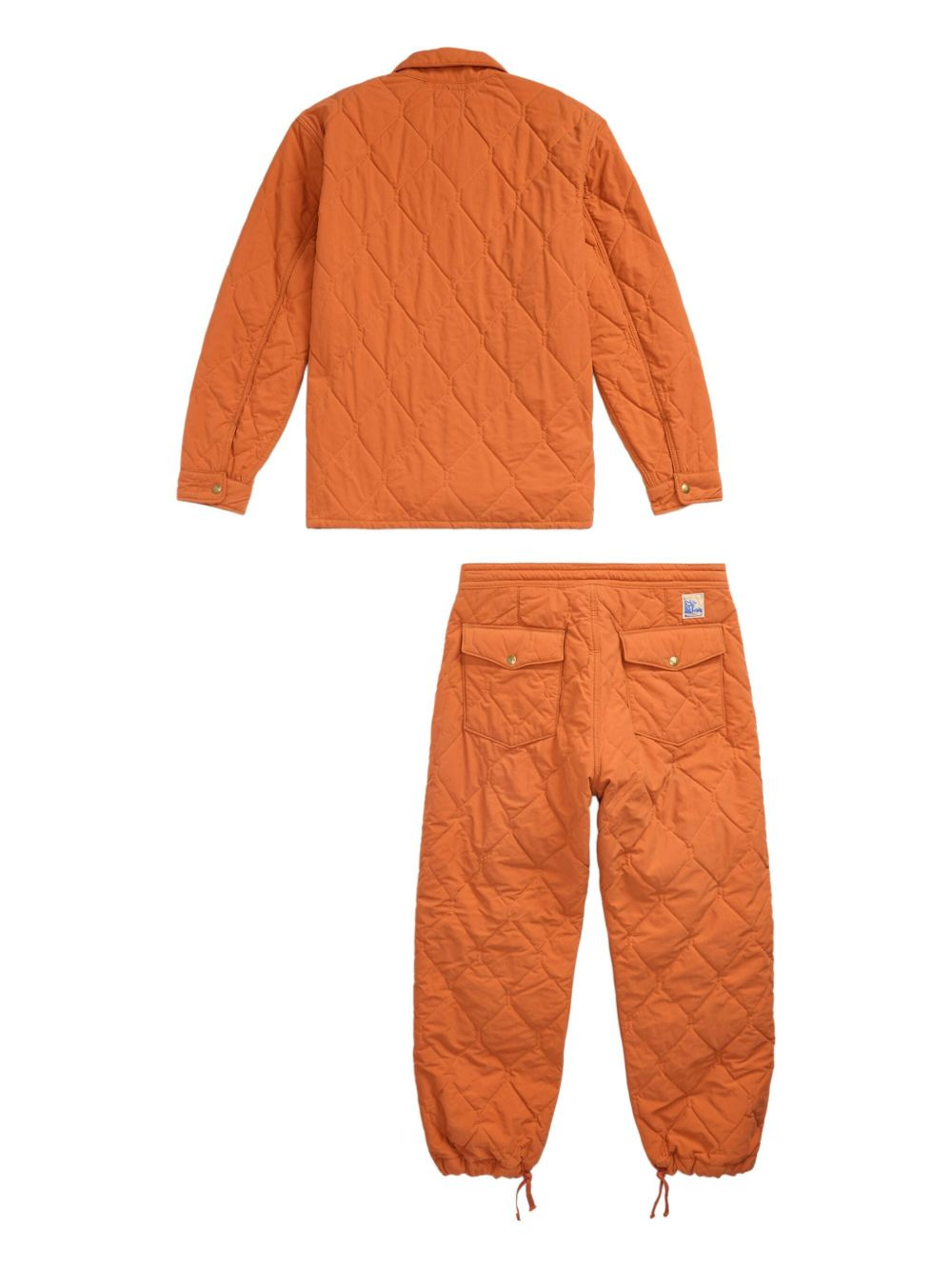 quilted shirt jacket and trousers set - 2