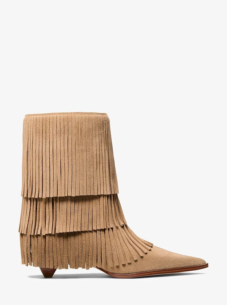 Jayla Fringed Suede Boot - 1