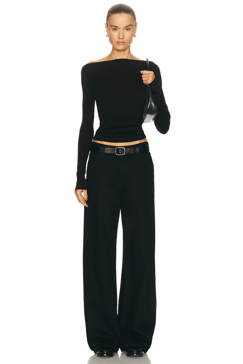 Enza Costa Silk Knit Boatneck Top outlook