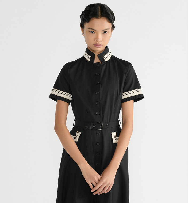 Mid-Length Flared Shirtdress 4