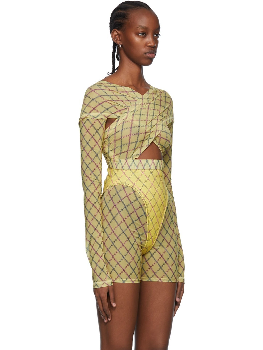 SSENSE Exclusive Yellow Anti-Cross Blouse - 2