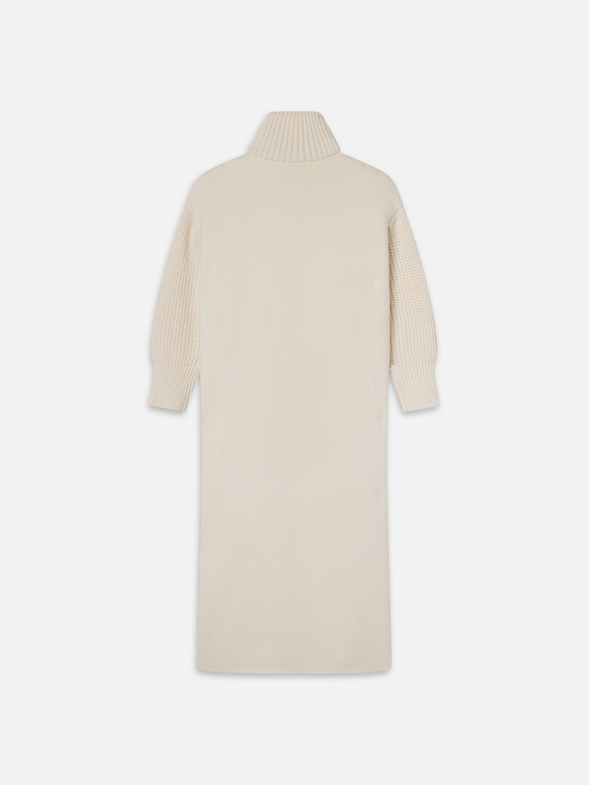 Jacquard Fringe Coat in Stone - 7