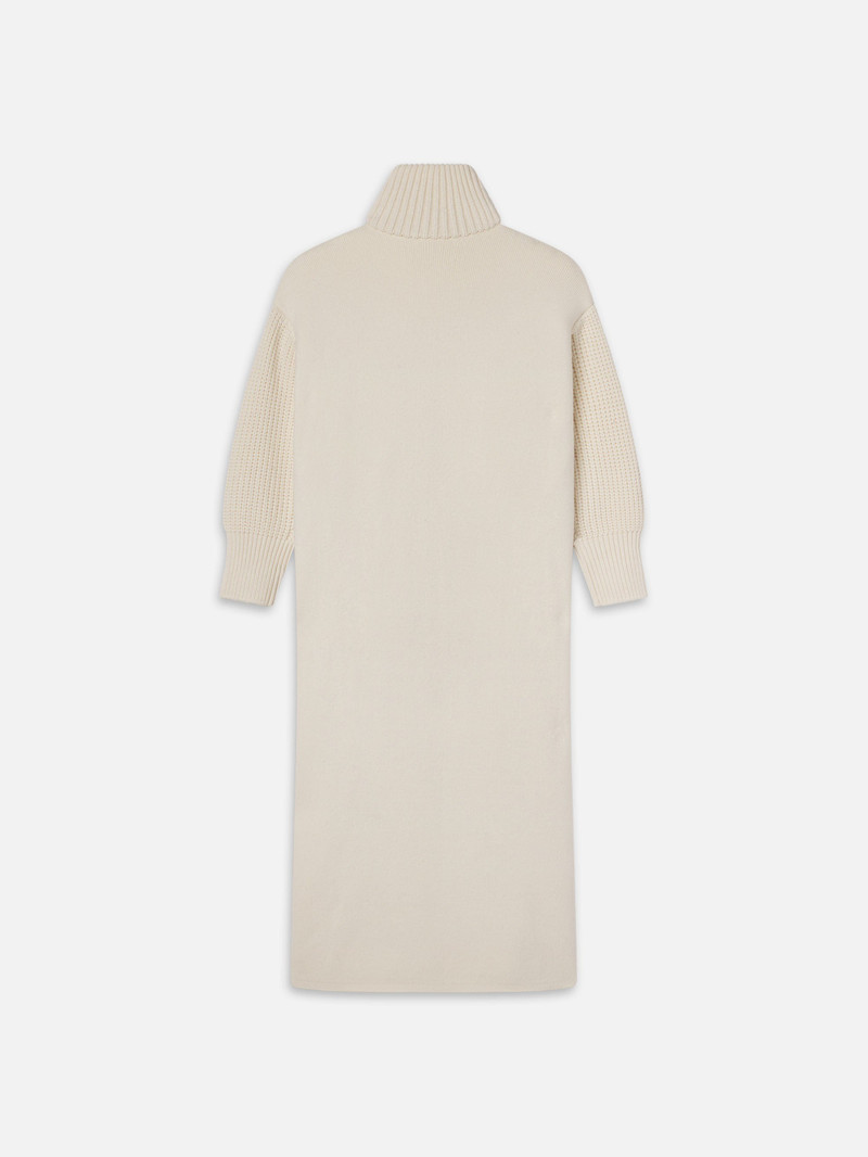 Jacquard Fringe Coat in Stone 7