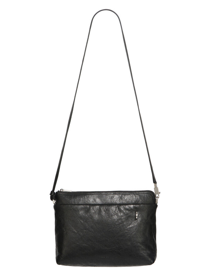 zip-fastening shoulder bag 1