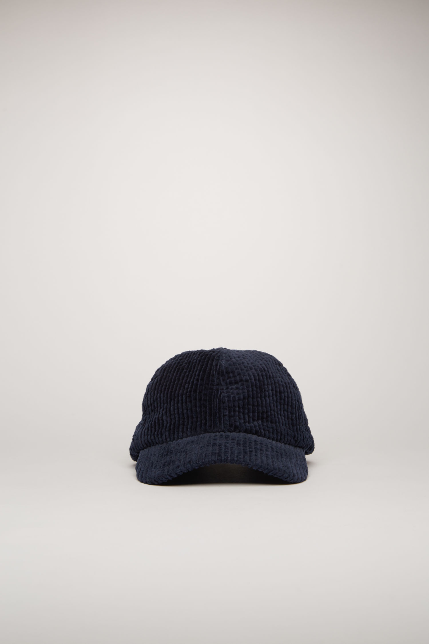 Corduroy cap navy - 1