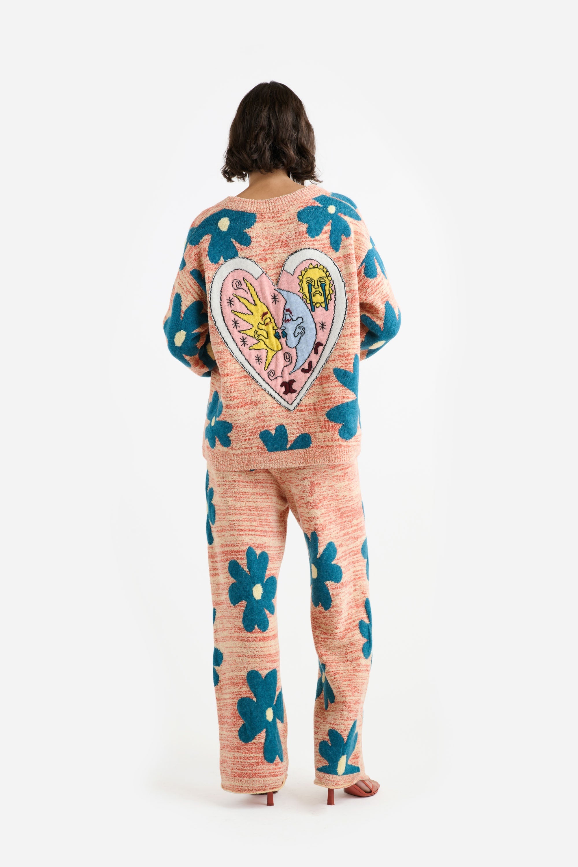 FLORAL SUN & MOON CARDIGAN - 4