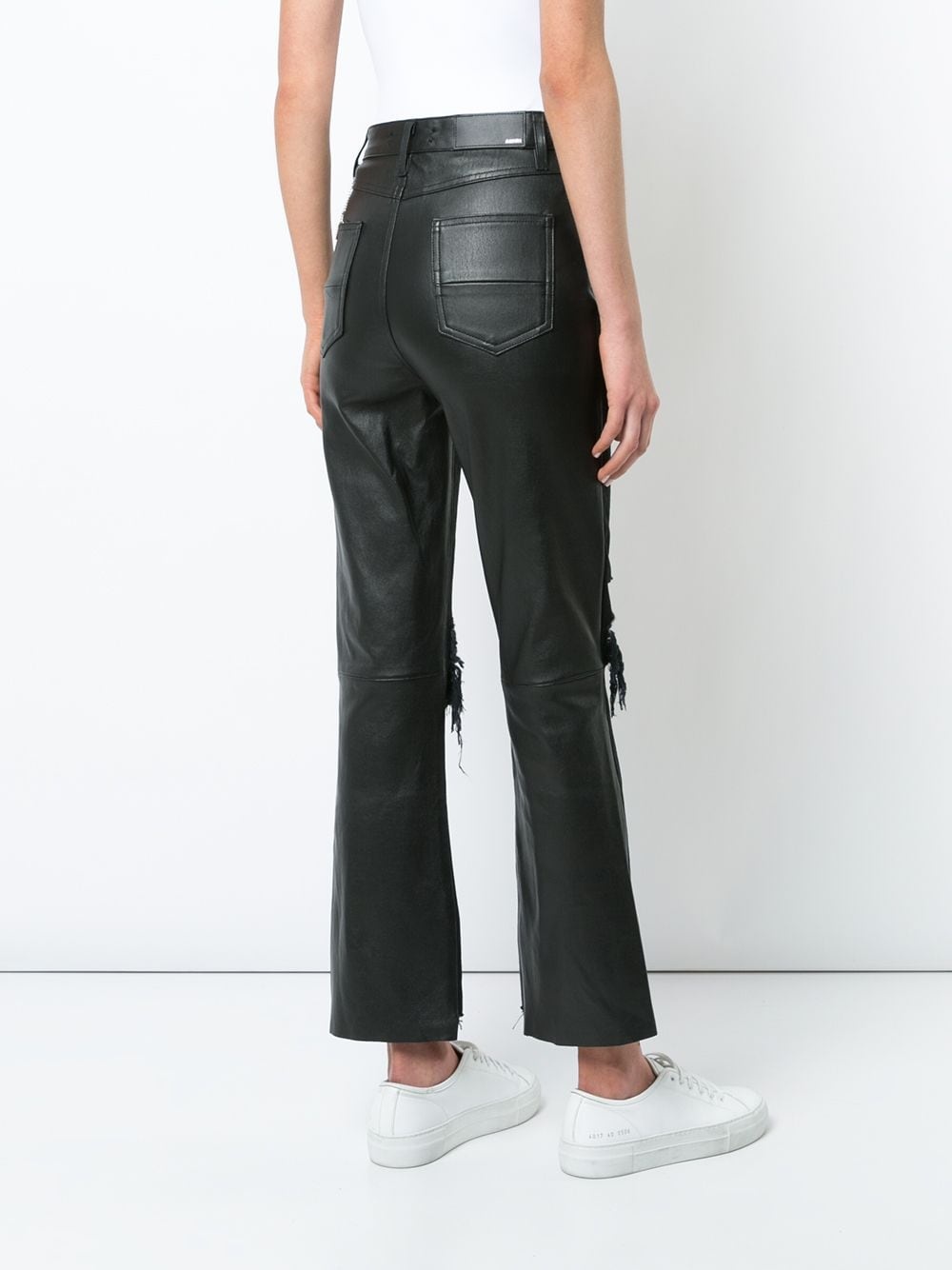 cropped flared jeans - 4