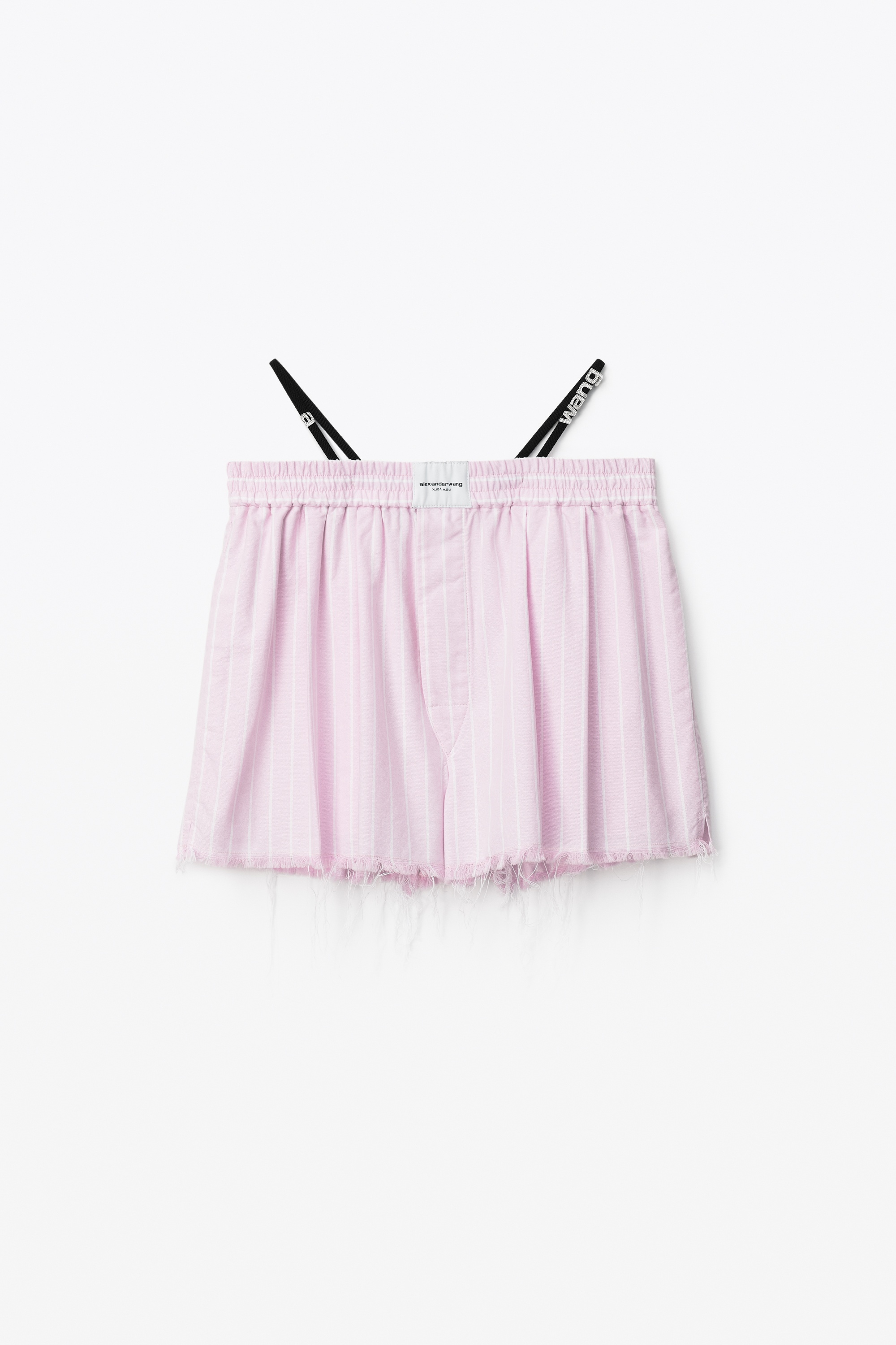 FRAYED BOXER IN STRIPE OXFORD - 1