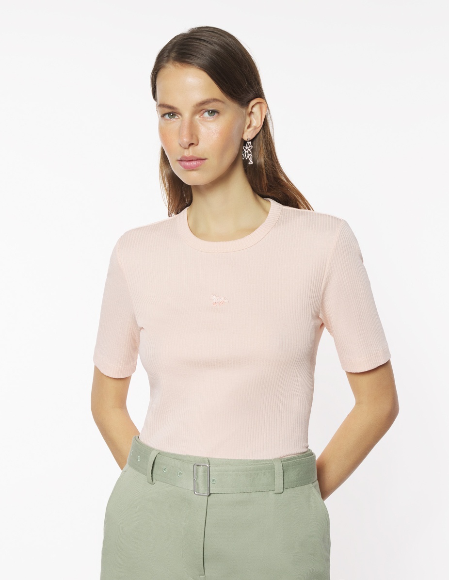 BABY FOX RIBBED FITTED TEE-SHIRT - 3