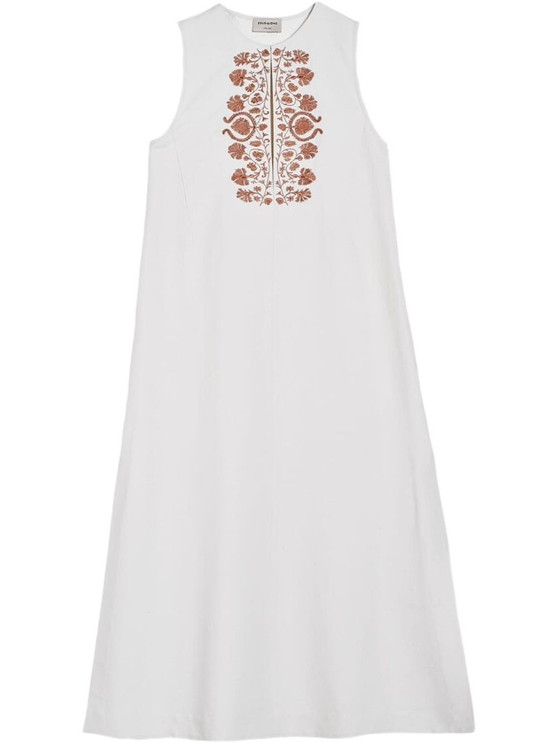Peony silk dress 1