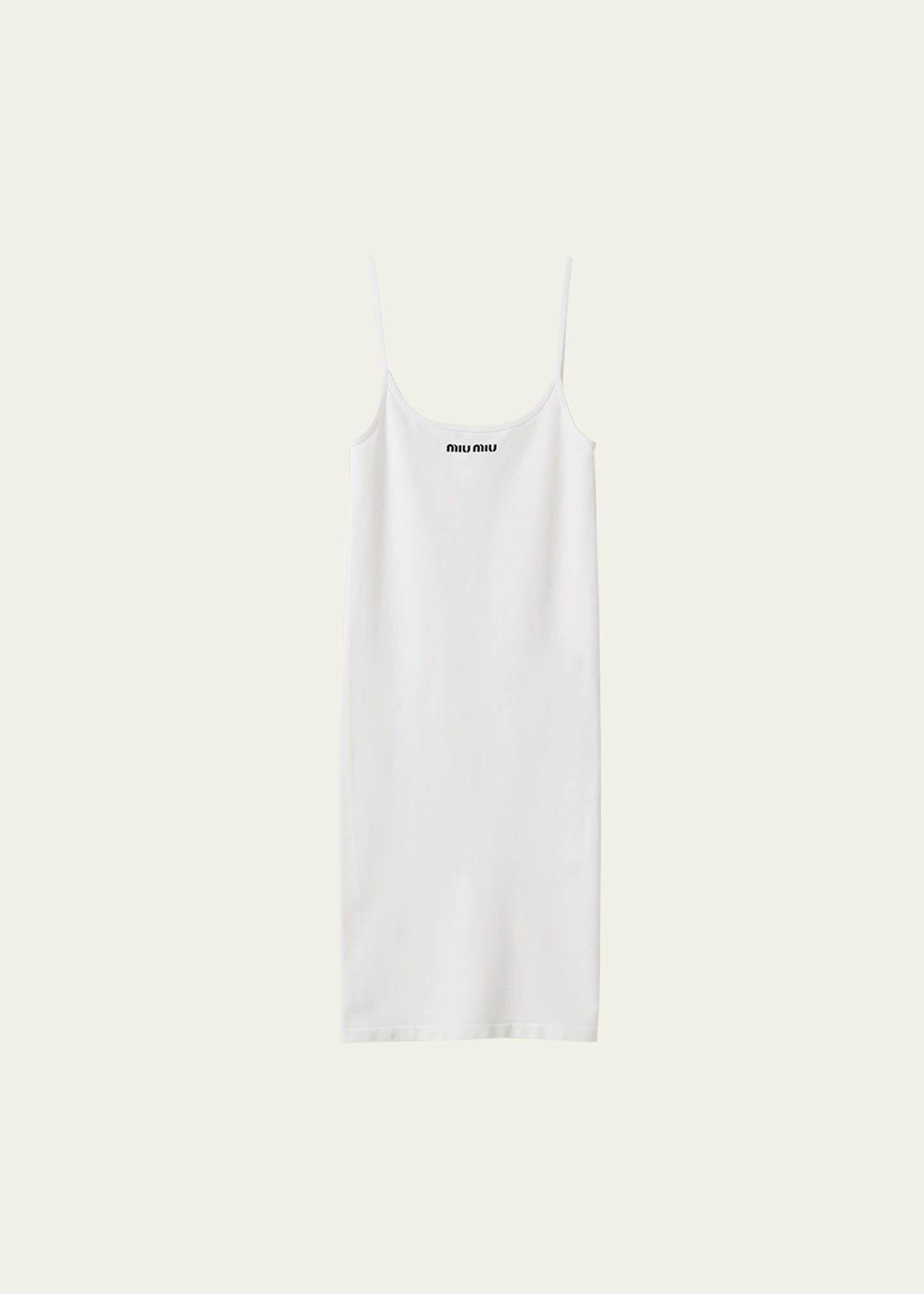 Scoop-Neck Midi Tank Dress - 1