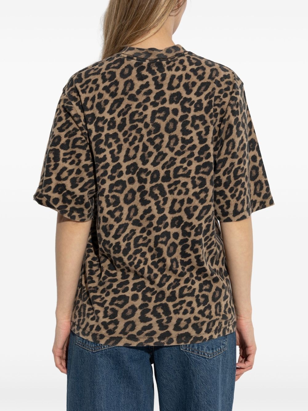 leopard-print T-shirt - 4