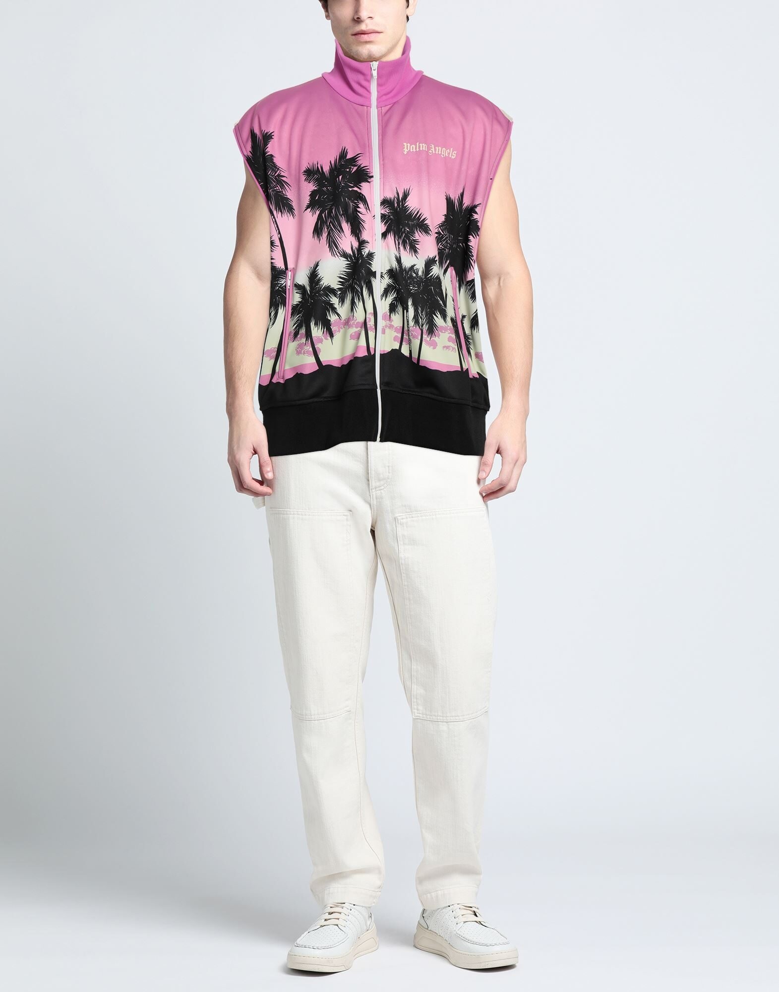 Pink Men's Sweatshirt - 2