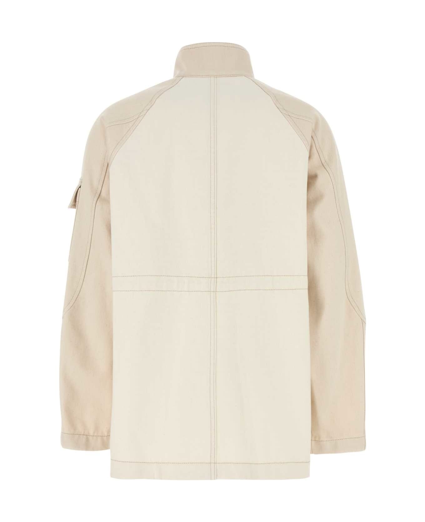 Ivory Denim Parka - 2