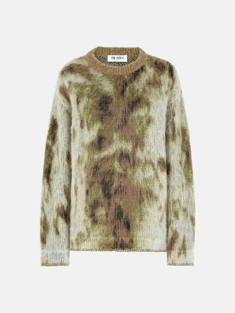 MILITARY GREEN SWEATER 1