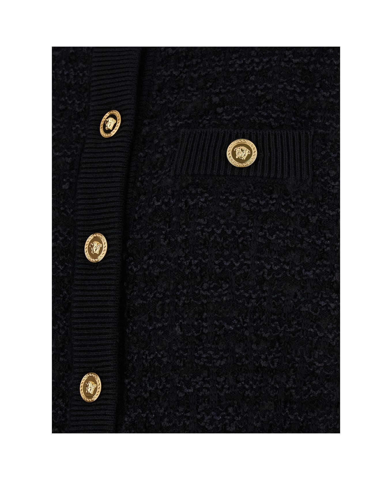 Knit Tweed Cardigan - 3