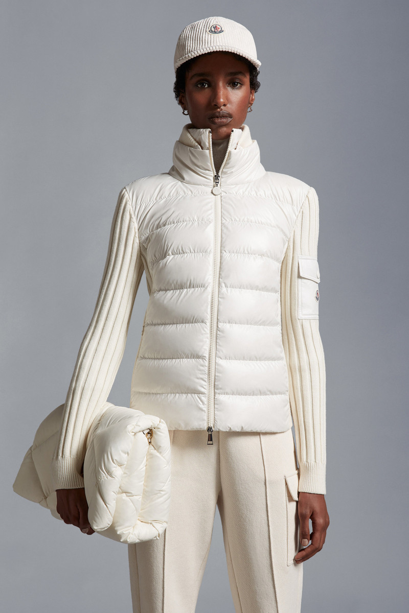 Moncler Padded Wool Cardigan outlook