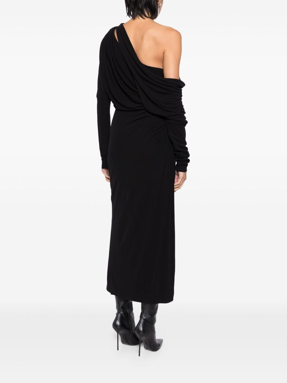 asymmetric hem dress - 4
