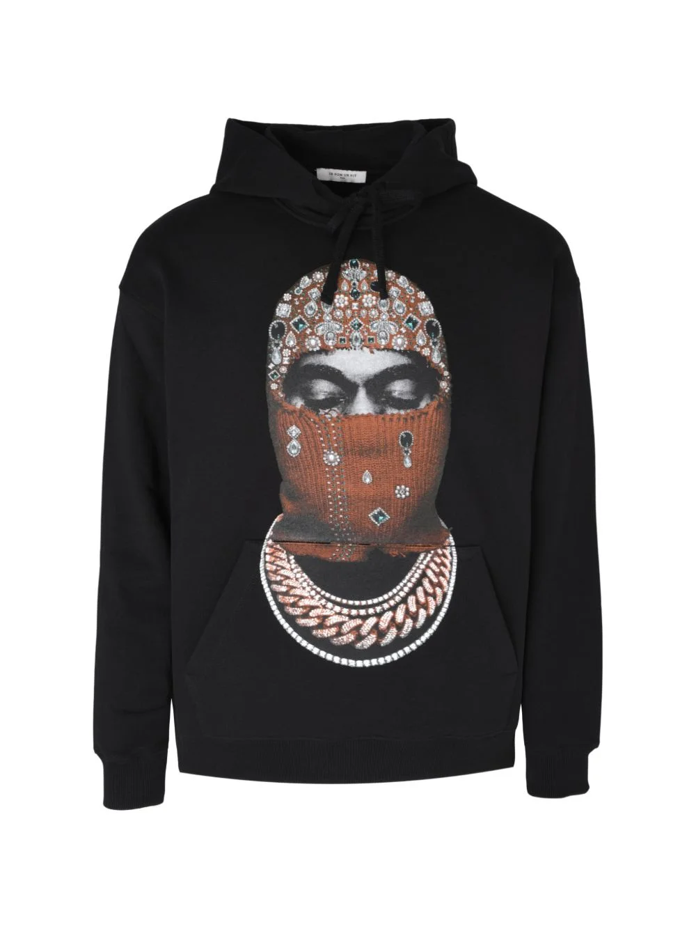graphic-print drawstring hoodie - 1