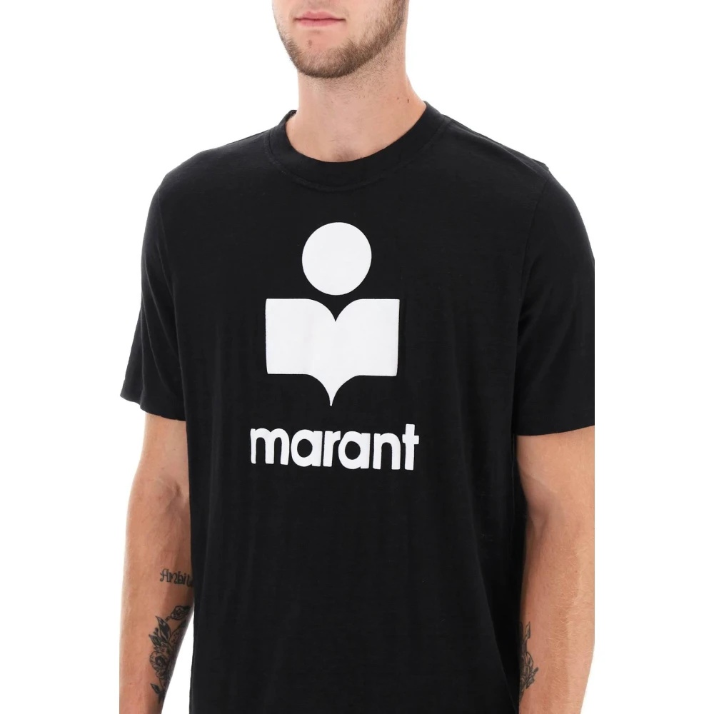Isabel Marant KARMAN LOGO LINEN T SHIRT | miinto | REVERSIBLE