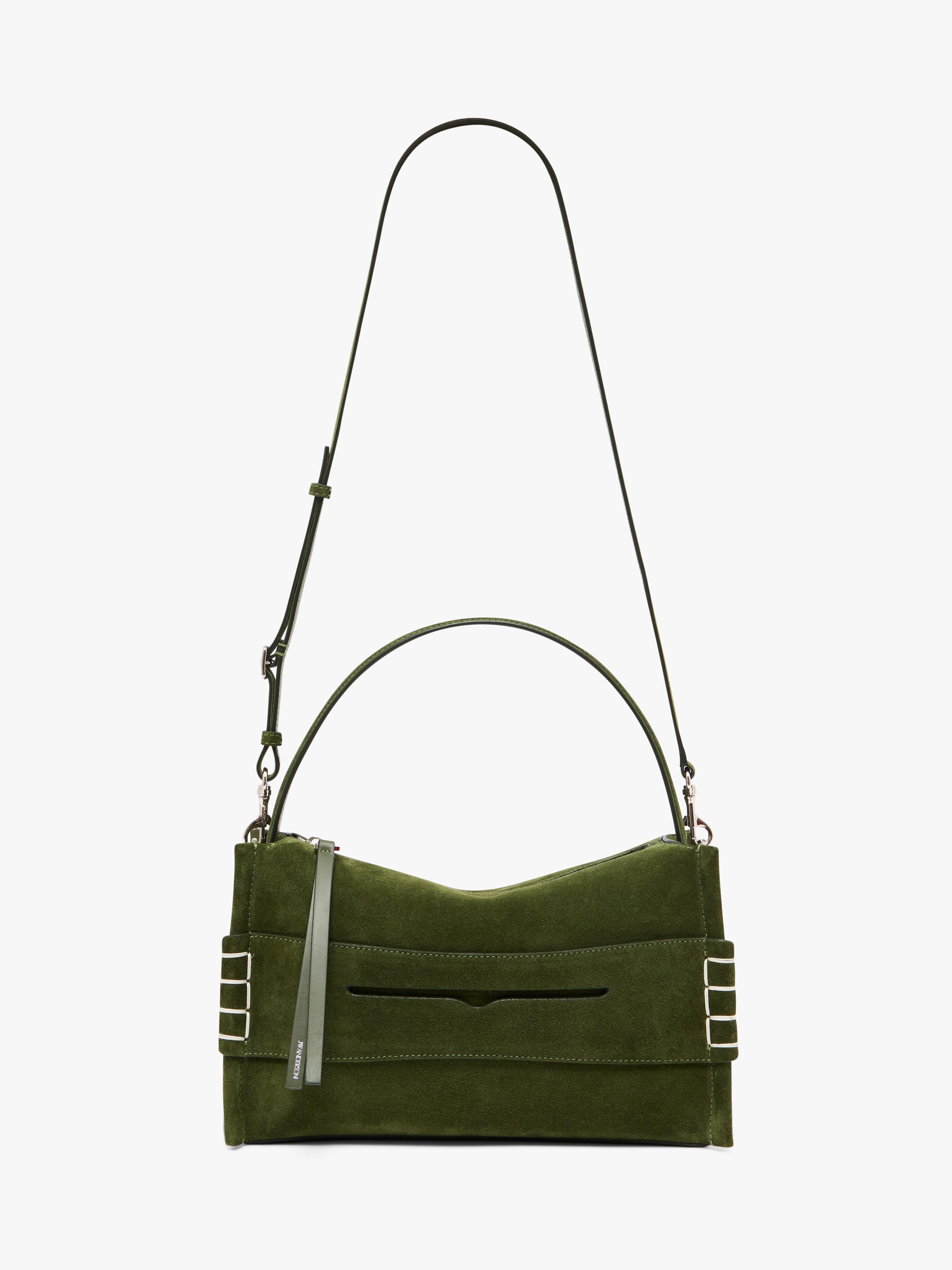 MEDIUM LOAFER BAG - SUEDE SHOULDER BAG - 5
