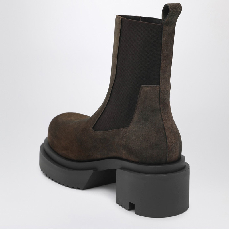 Brown Bogun Beatle boots in suede 4