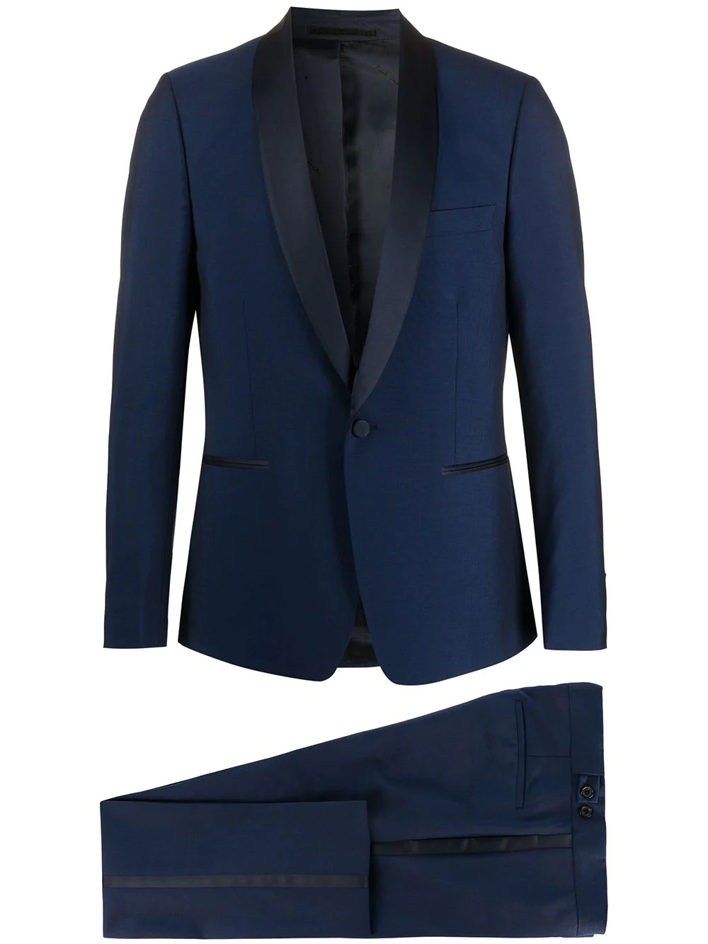 two-piece shawl lapel suit - 1