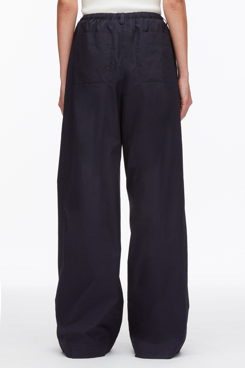 Structured Cotton Pull On Straight Leg Pants 5