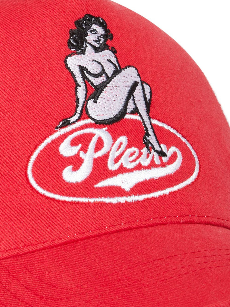 pin-up embroidery mesh baseball cap 3