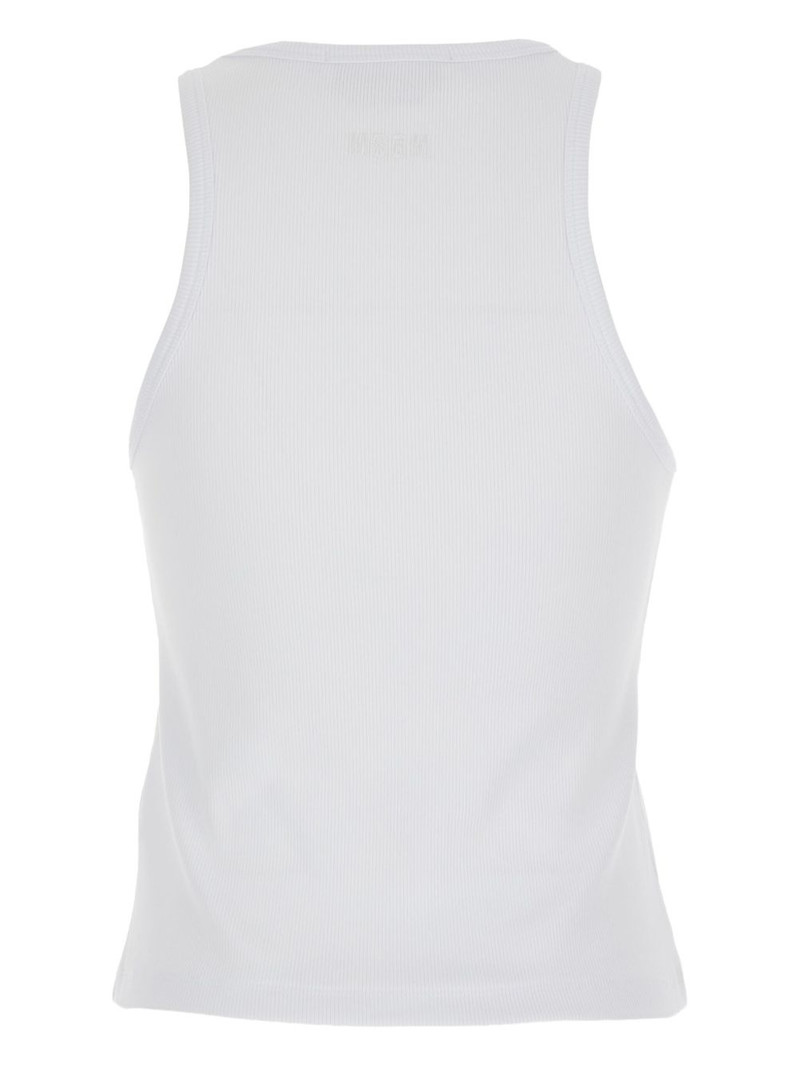 MSGM chainmail-effect tank top outlook