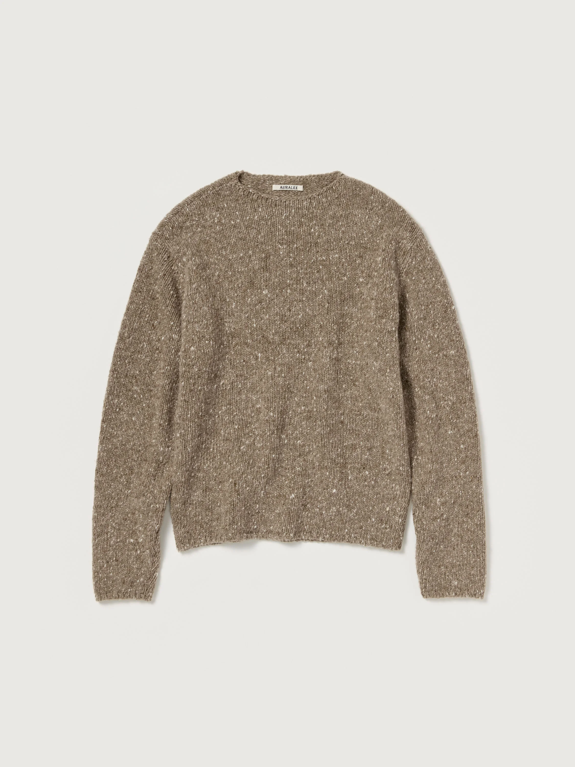 LOW-GAUGE HOMESPUN TWEED KNIT P/O - 1