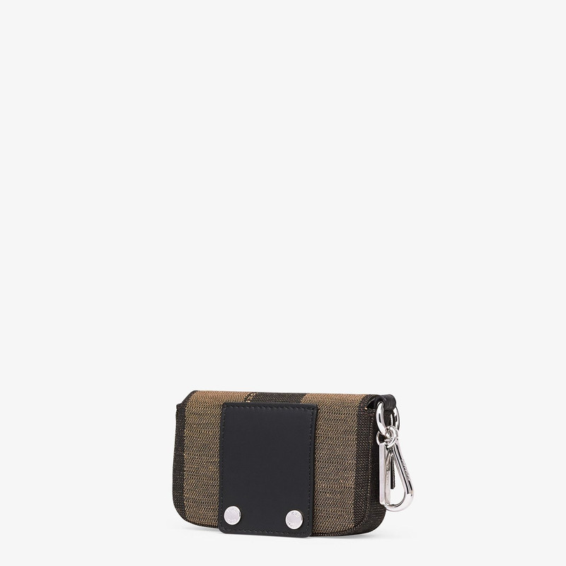 FENDI Brown fabric charm outlook