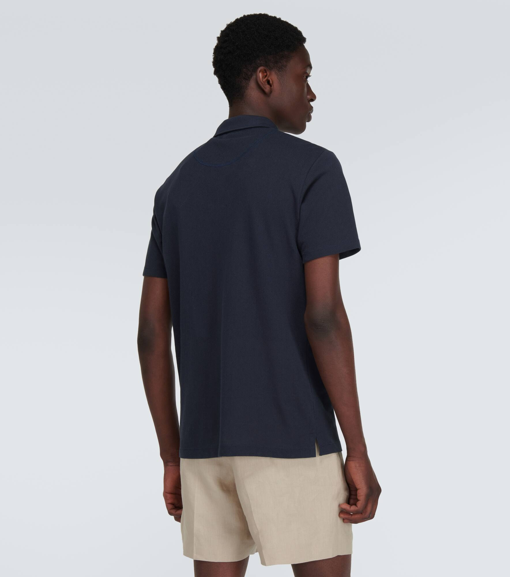 Riviera cotton polo shirt - 4