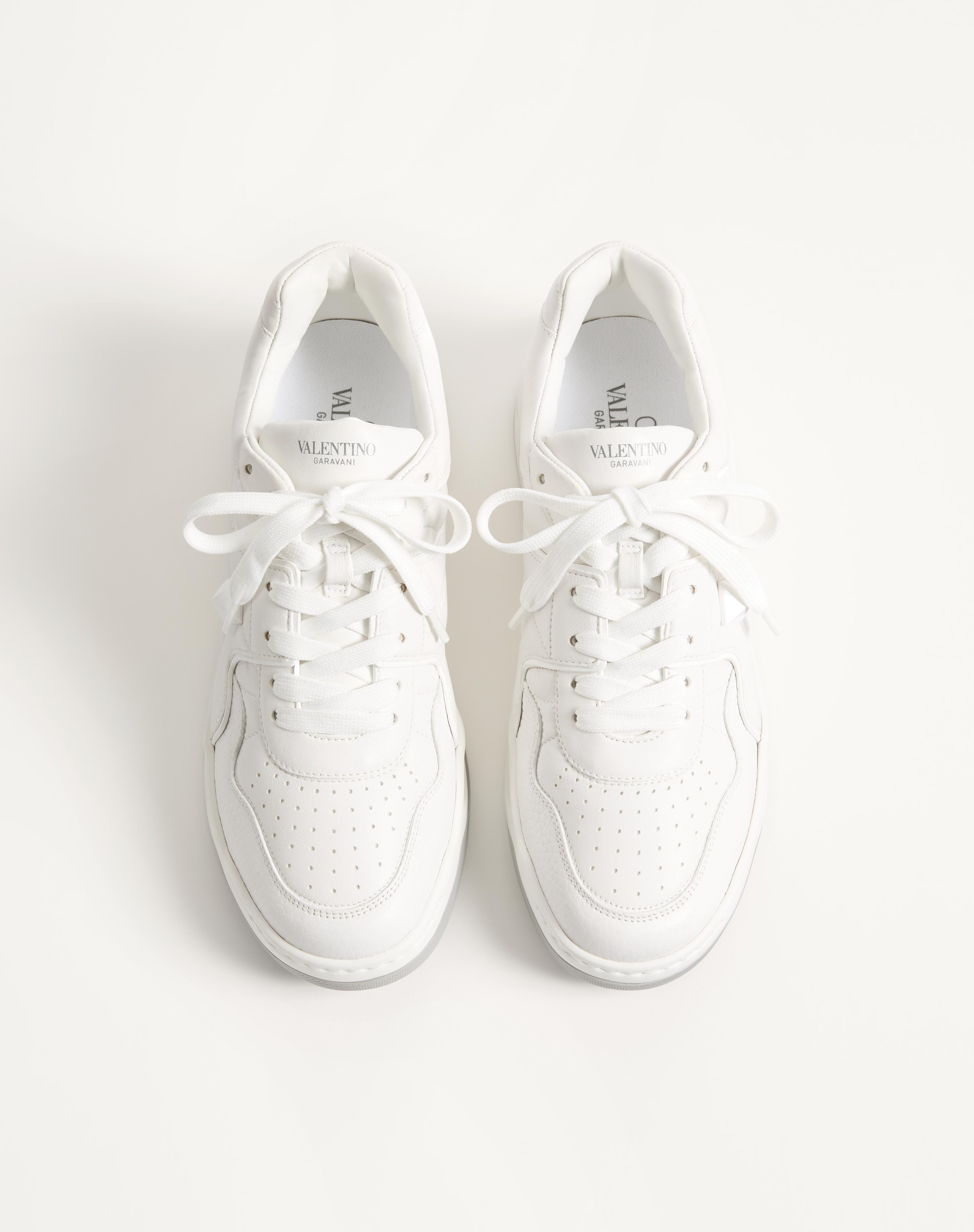ONE STUD LOW-TOP NAPPA SNEAKER - 5