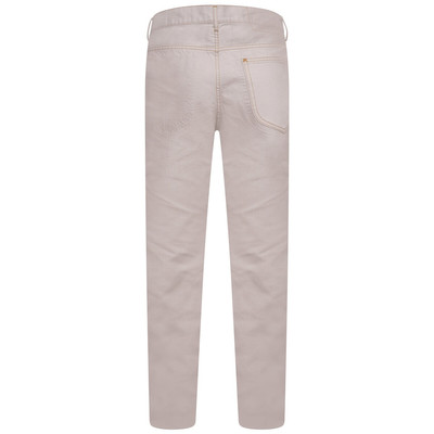 Maison Margiela White Straight-Leg Jeans in White outlook