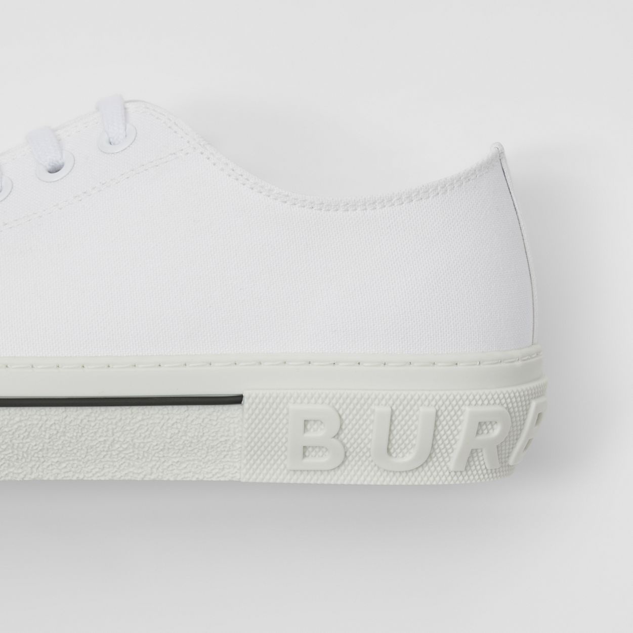 Logo Detail Cotton Sneakers - 4
