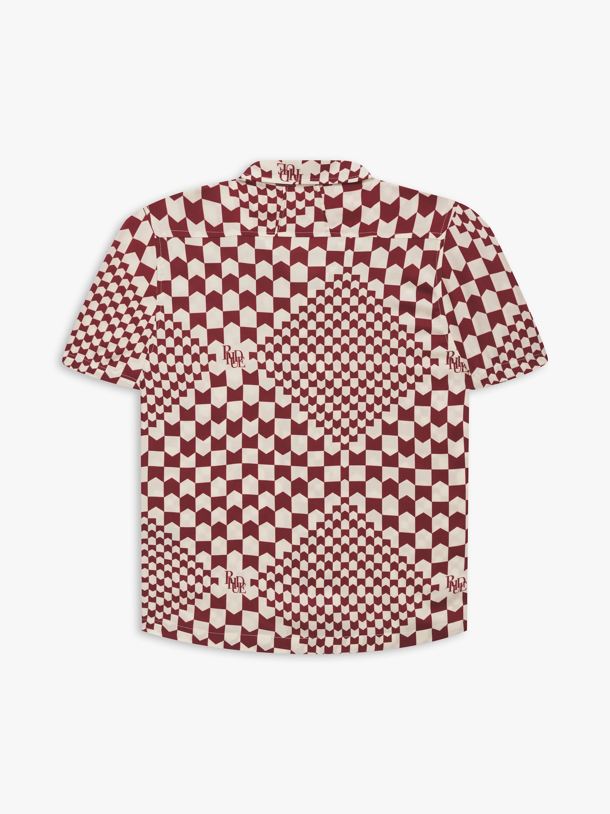 RAYON CHECKER BUTTON UP - 2