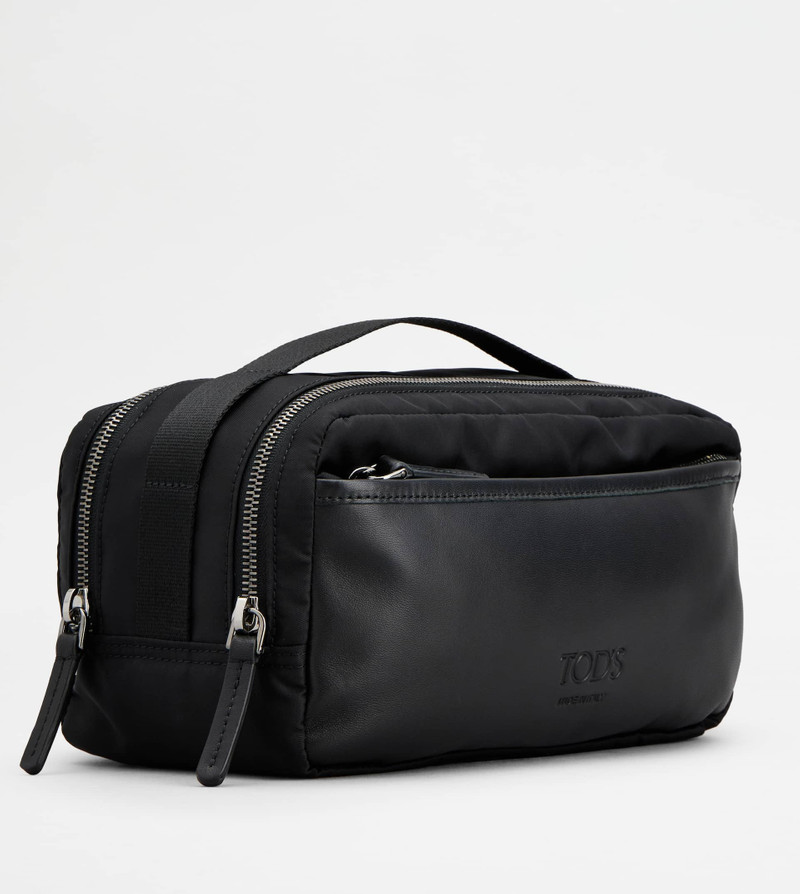 POUCH IN FABRIC - BLACK 3