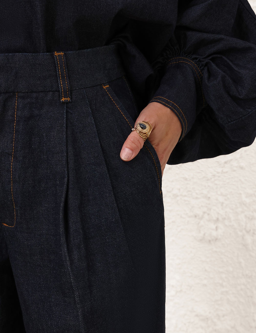 ILLUSTRATION DENIM PANT - 5